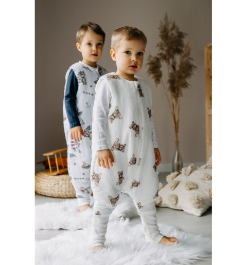 Śpiworek do spania z nogawkami - 1,5 TOG do 2.5 lat - Misie