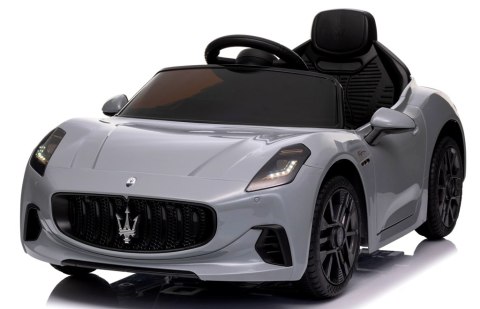Maserati GranTurismo SZARY Auto na akumulator EVA Skóra pilot Akumulator litowo-jonowy