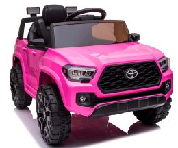 Toyota Tacoma różowy , miękki fotelik pilot Licencja kumulator litowo-jonowy