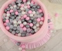 Plastikowe piłeczki do suchego basenu 50szt. - srebrne