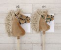 Hobby Horse Średni koń na kiju Premium beżowy izabelowaty A4