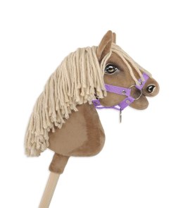 Kantar dla konia Hobby Horse uniwersalny A4 i A5 zapinany - fioletowy