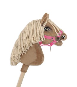 Kantar dla konia Hobby Horse uniwersalny A4 i A5 zapinany - różowy
