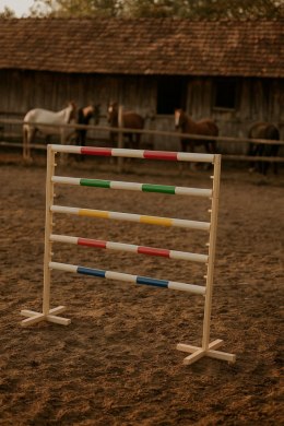 Przeszkoda skokowa do Hobby Horse 120cm, belka zielona