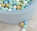 Suchy basen minky H-30 cm z piłkami 300szt. - misty blue