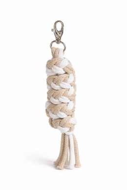 Uwiąz dla konia Hobby Horse pleciony ze sznurka - biało-beżowy
