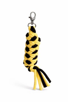 Uwiąz dla konia Hobby Horse pleciony ze sznurka - czarno-żółty