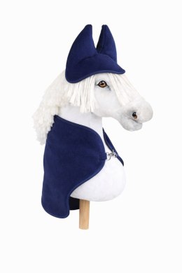 Zestaw dla Hobby Horse A3: polarowa derka + nauszniki - granat