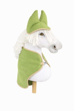 Zestaw dla Hobby Horse A3: polarowa derka + nauszniki - jasny zielony