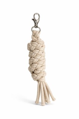 Uwiąz dla konia Hobby Horse pleciony ze sznurka - beżowy