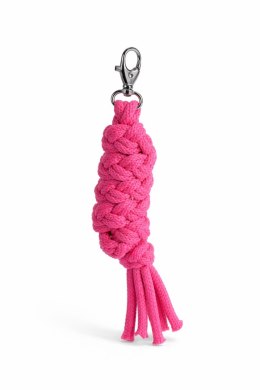 Uwiąz dla konia Hobby Horse pleciony ze sznurka - ciemny róż