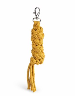 Uwiąz dla konia Hobby Horse pleciony ze sznurka - musztardowy
