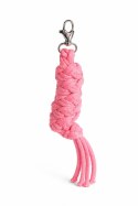 Uwiąz dla konia Hobby Horse pleciony ze sznurka - neon pink