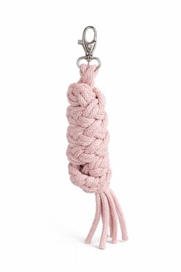 Uwiąz dla konia Hobby Horse pleciony ze sznurka - pudrowy róż