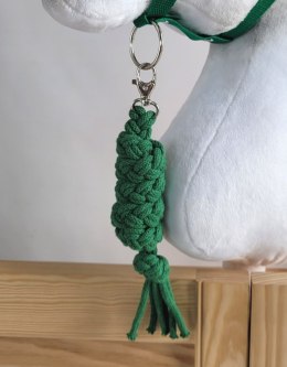 Uwiąz dla konia Hobby Horse pleciony ze sznurka - zielony