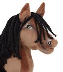 Hobby Horse Średni koń na kiju Premium brązowy gniady A4