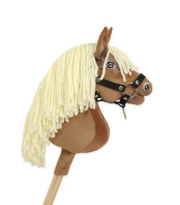 Hobby Horse Średni koń na kiju Premium jasny beżowy haflinger A4