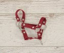 Kantar dla konia Hobby Horse uniwersalny A4 i A5 zapinany - bordowy