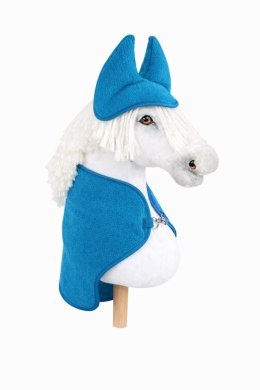 Zestaw dla Hobby Horse uniwersalny A4 i A5: polarowa derka + nauszniki - turkusowy