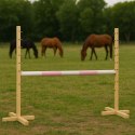 Belka do przeszkody do skakania na Hobby Horse - jasny róż - 120 cm