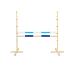 Przeszkoda skokowa do Hobby Horse 120cm, dwie belki - jasny niebieski i ciemny niebieski