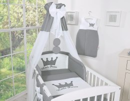 Śpiworek dla dzieci bawełniany M 6-12 mcy TOG 2.5 całoroczny ocieplany Little Princess antracyt