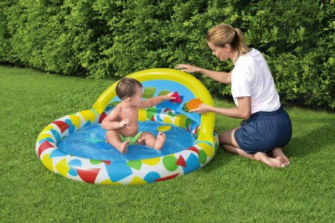 Bestway 52378 BASENIK Z SORTEREM KSZTAŁTÓW I BAŃKĄ WODNĄ 120cm x 117cm x 46cm