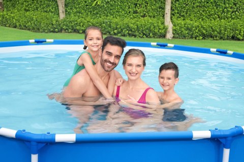 Bestway 5612E BASEN STELAŻOWY STEEL PRO Z POMPĄ FILTRACYJNĄ 3.66m x 0.76m