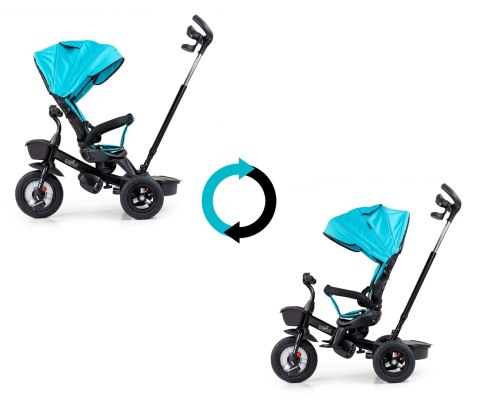 Milly Mally Rowerek Trójkołowy Movi Black-Mint