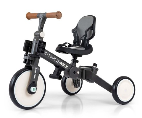 Milly Mally Rowerek 5w1 Optimus Max Dark Grey