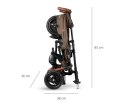 Qplay Rowerek Trójkołowy Rito Deluxe Rubber Brown