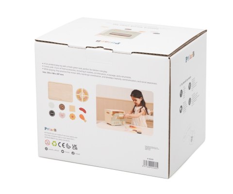Viga 44260 PolarB Drewniana kuchenka - piekarnik i zestaw ciastek