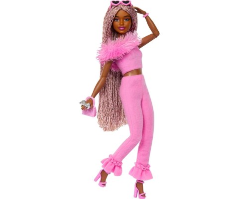 Mattel HYV28 Barbie Deluxe Style Różowa Lalka Modowa w Stylu Barbiecore