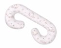 Poduszka ciążowa typu C dla kobiet w ciąży do spania karmienia + zdejmowana poszewka - Little Swans