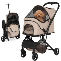 Qppet Wózek dla zwierząt Pettie Pet Beige