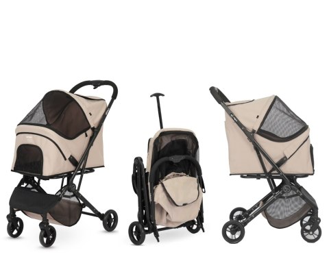 Qppet Wózek dla zwierząt Pettie Pet Beige