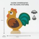 Drewniane figurki zwierzątka wiejskie, zabawka układanka, dzieci Le Toy Van