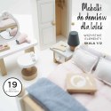 Drewniane mebelki do domku dla lalek sypialnia Daisylane, zestaw Le Toy Van