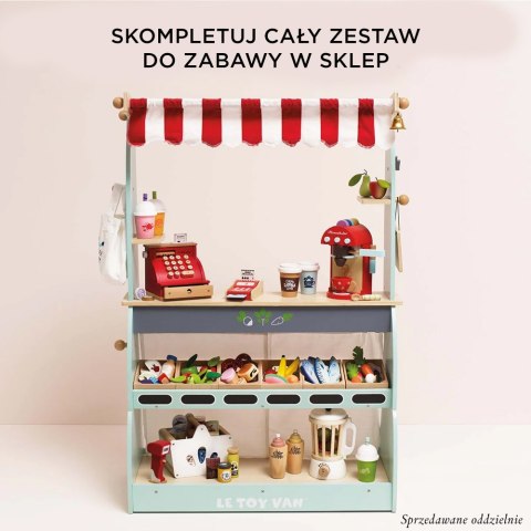 Drewniane ryby w skrzynce, zabawka dla dzieci, stragan, sklep Le Toy Van