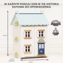 Drewniany domek dla lalek Bluebelle, zabawka dla dzieci, domki, Le Toy Van