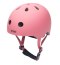Kask dziecięcy na rower rolki deskorolkę hulajnogę różowy XS Trybike