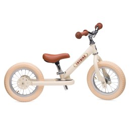 Pierwszy rower biegowy balansujący dziecięcy kremowy dla dzieci Trybike