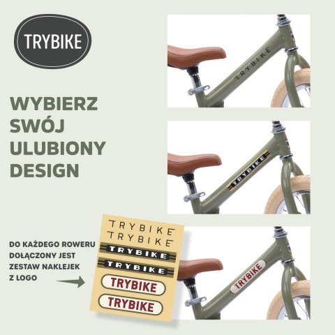 Pierwszy rowerek trójkołowy dziecięcy biegowy 2w1 niebieski balans Trybike