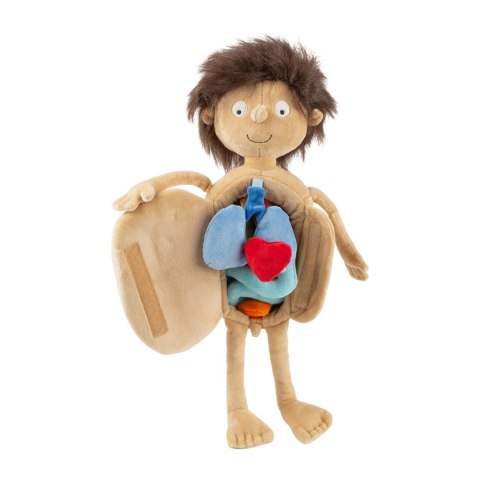 Pluszowa lalka edukacyjna Mały Pacjent Erwin miękka zabawka 44cm sigikid