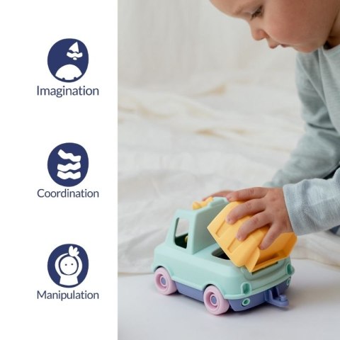 Wywrotka miętowa zabawka do piasku i wody dla dzieci samochód auto Simple.