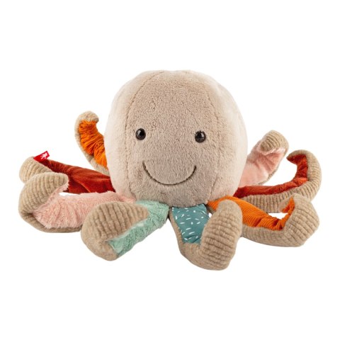 Pierwsza przytulanka Ośmiornica 26cm patchwork maskotka zabawka sigikid